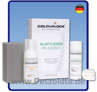 Colourlock Glattleder-Pflegeset, Leder Reinigung und Pflege -...